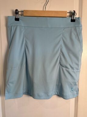 Foot Joy Light Blue Aerial Performance Knit Golf Skort Women Medium